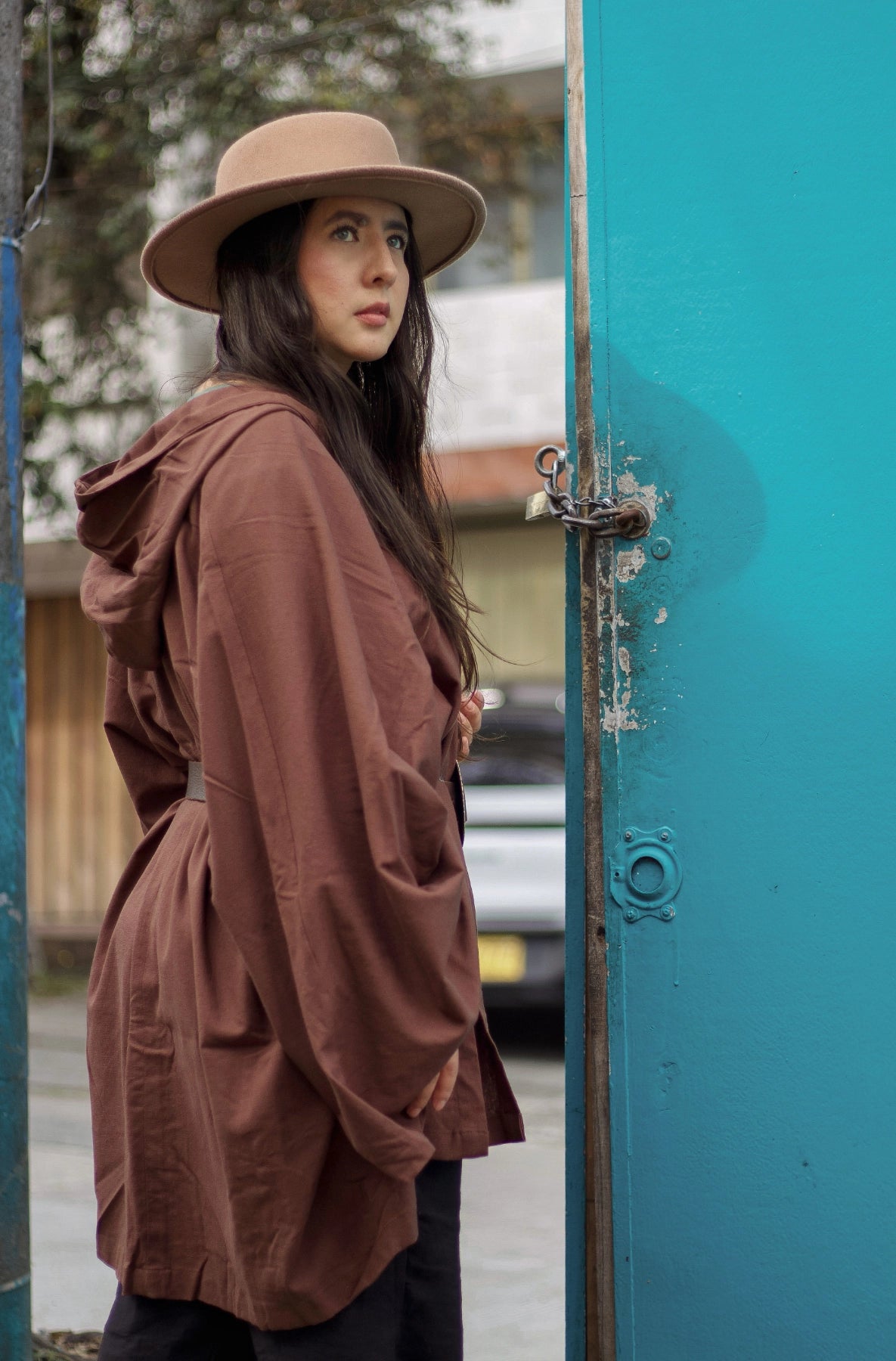 capa oversize café